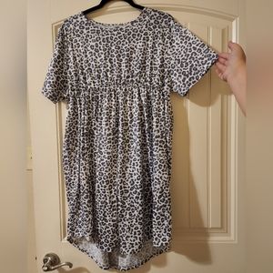 Leopard Print Boutique Dress